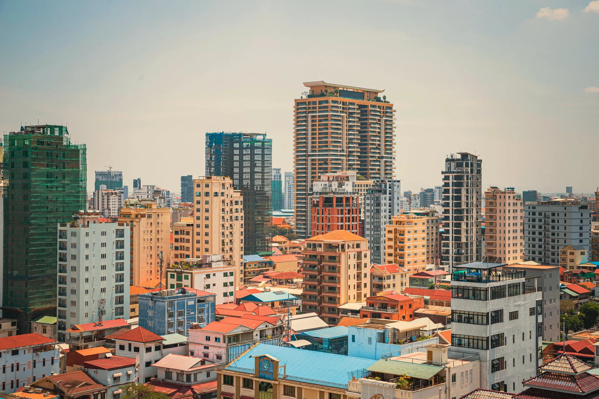 Phnom Penh skyline panorama, Cambodia — Anna Kim property advisory